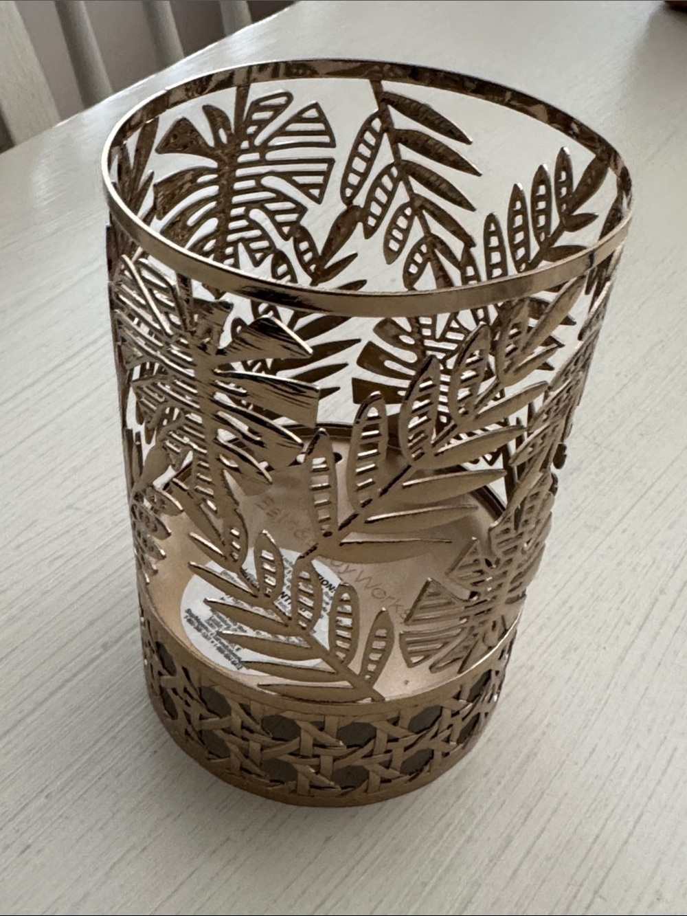 Bath & body Works candle holder-new with tag